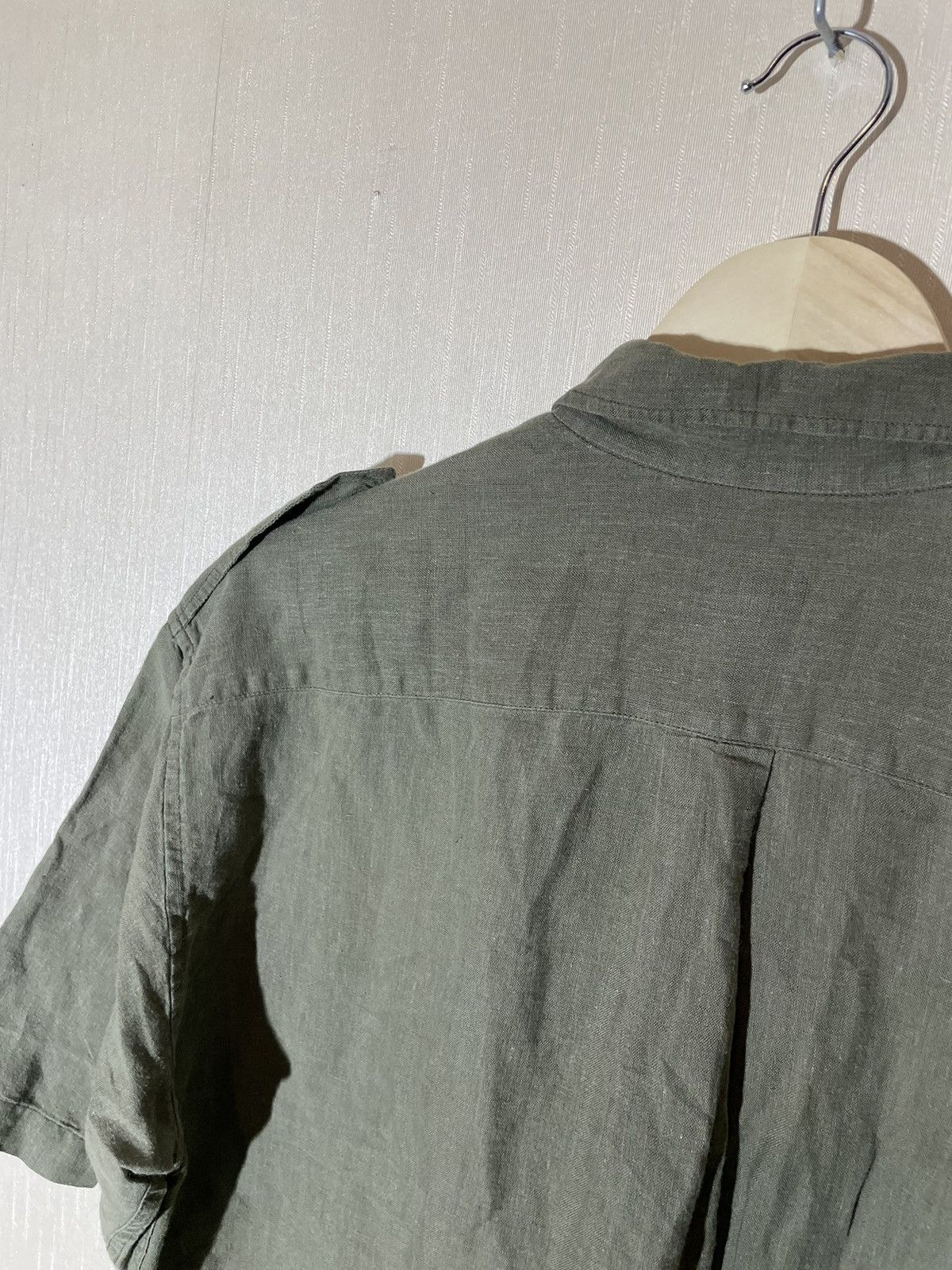 Kenzo × Vintage Kenzo vintage linen military shirt Size US M / EU 48-50 / 2 - 11 Thumbnail