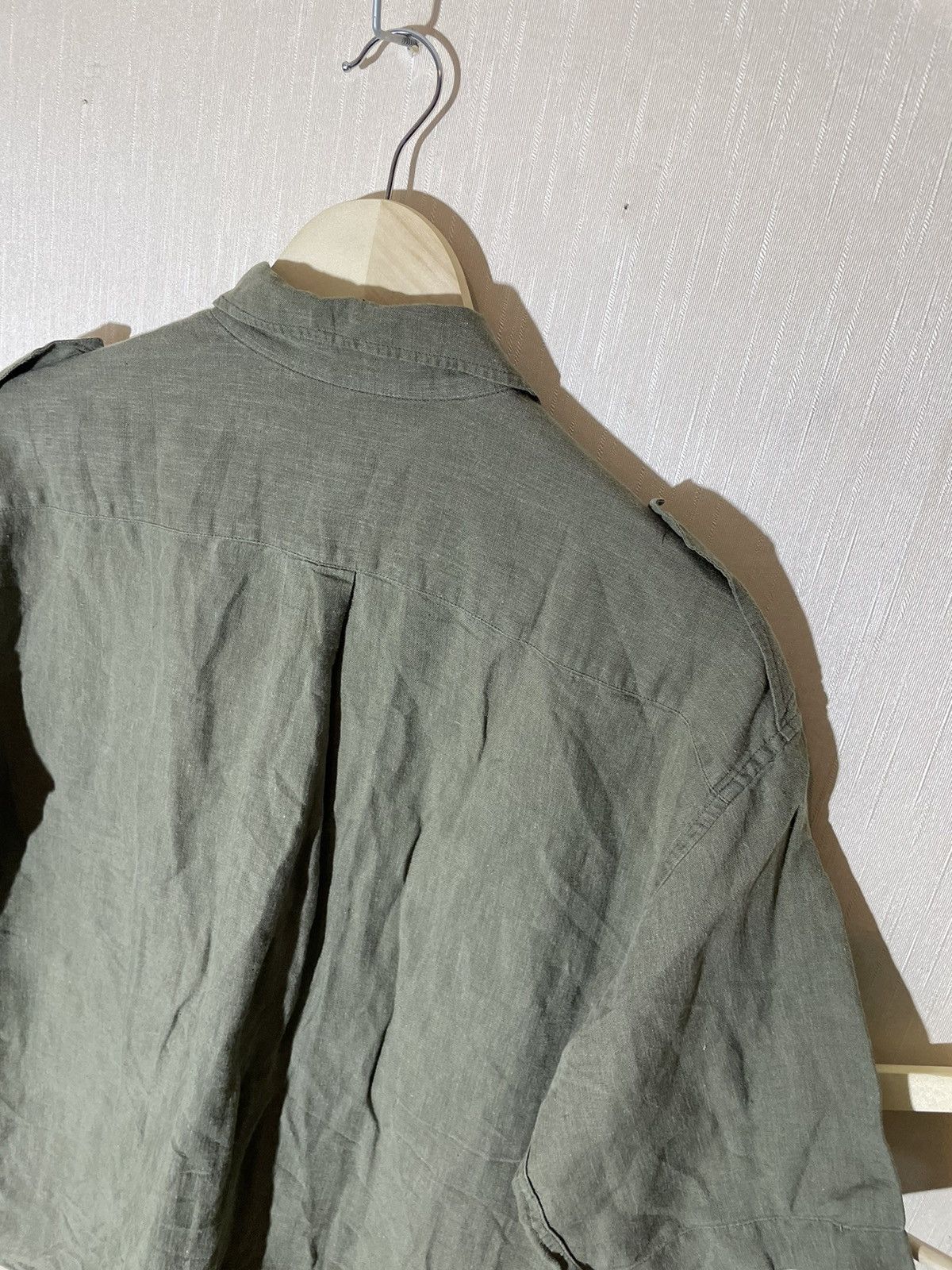 Kenzo × Vintage Kenzo vintage linen military shirt Size US M / EU 48-50 / 2 - 10 Thumbnail