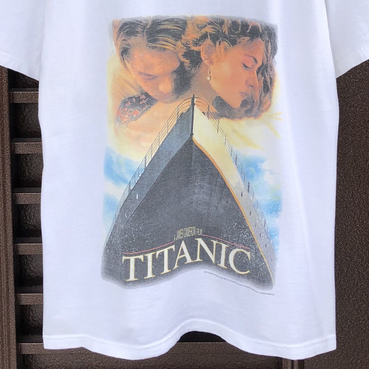 Vintage Vintage 98' Titanic Movie Promo T-shirt Size US L / EU 52-54 / 3 - 2 Thumbnail