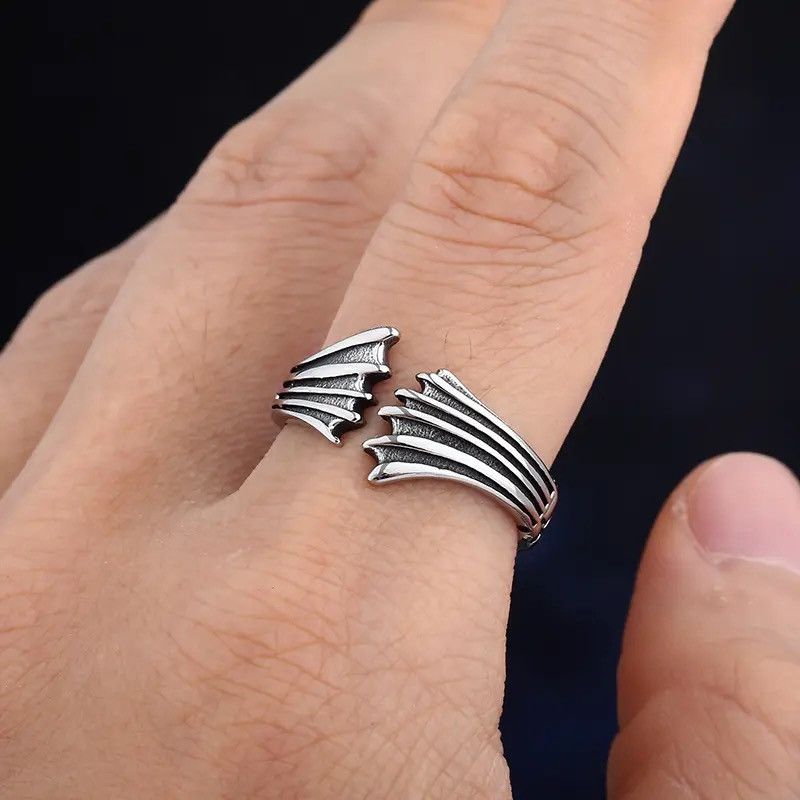 Jewelry Feather Wing Ring Size ONE SIZE - 2 Thumbnail