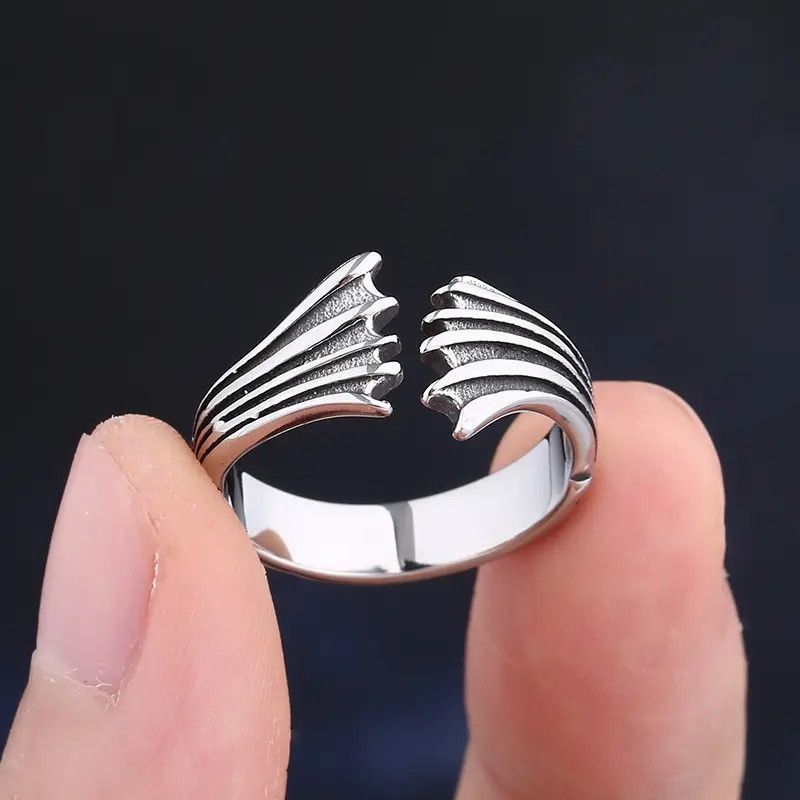 Jewelry Feather Wing Ring Size ONE SIZE - 1 Thumbnail