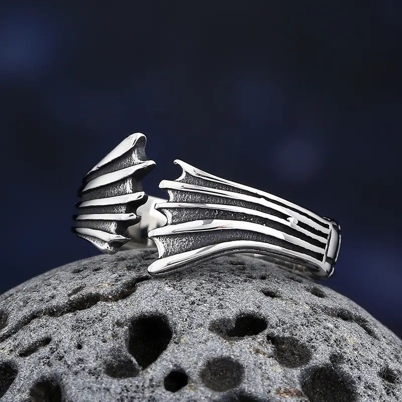 Jewelry Feather Wing Ring Size ONE SIZE - 3 Thumbnail