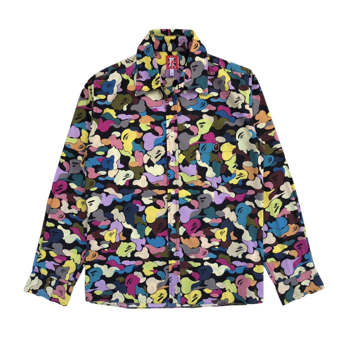 Bape Multi Camo Button Up Shirt Size US S / EU 44-46 / 1 - 1 Thumbnail