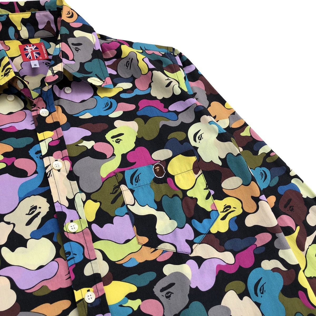 Bape Multi Camo Button Up Shirt Size US S / EU 44-46 / 1 - 4 Thumbnail