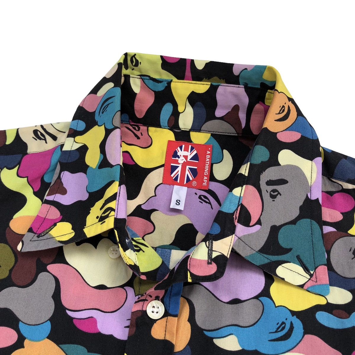 Bape Multi Camo Button Up Shirt Size US S / EU 44-46 / 1 - 6 Thumbnail