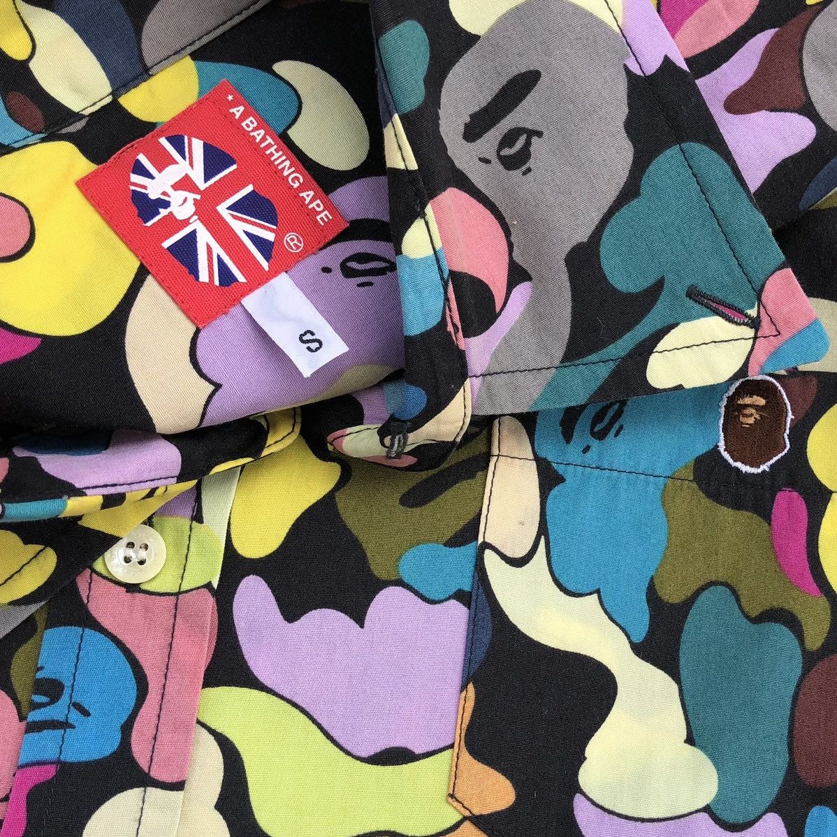 Bape Multi Camo Button Up Shirt Size US S / EU 44-46 / 1 - 7 Thumbnail
