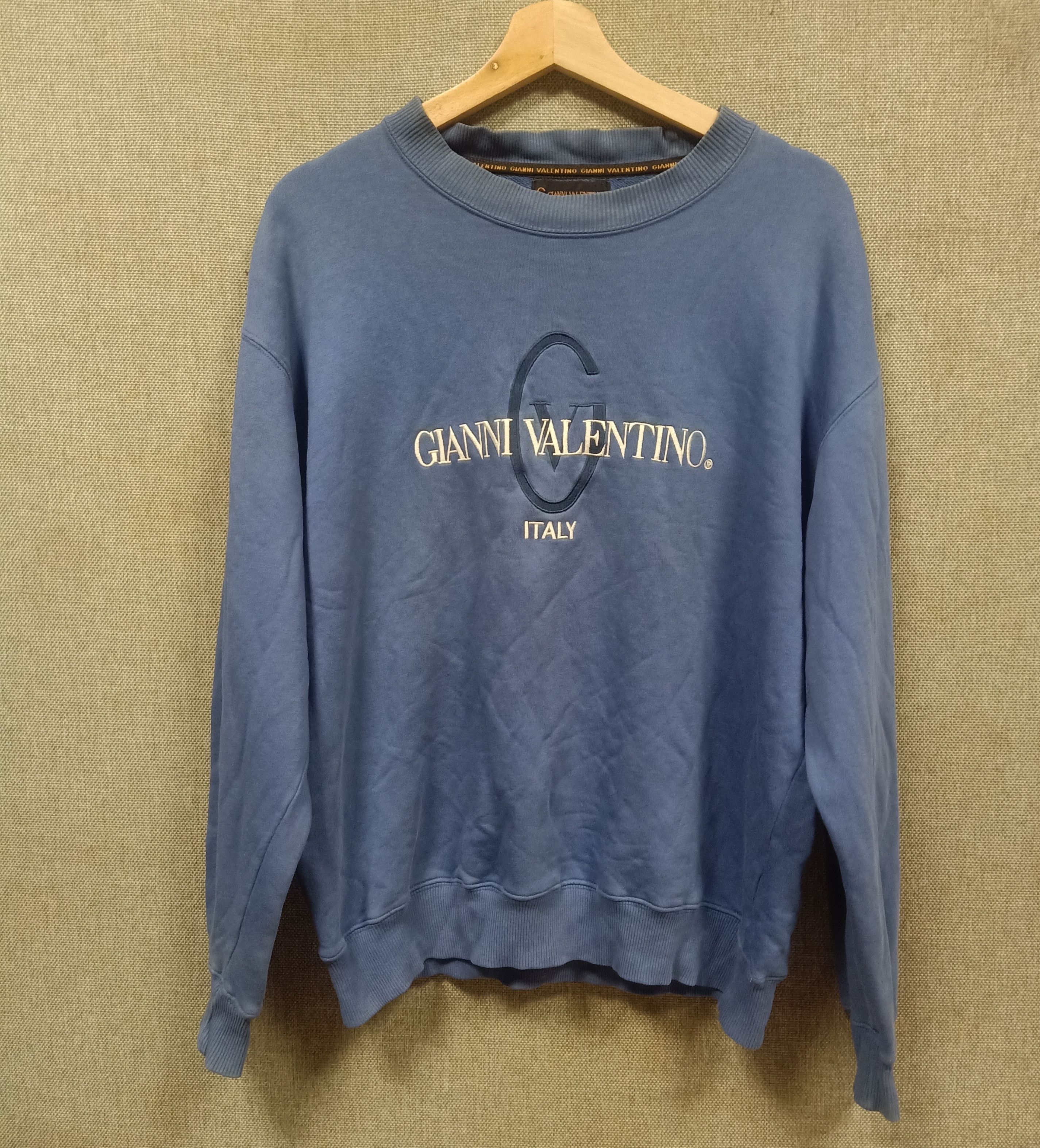 Gianni Valentino sweatshirt gianni valentino big logo embroidery Size US L / EU 52-54 / 3 - 1 Thumbnail