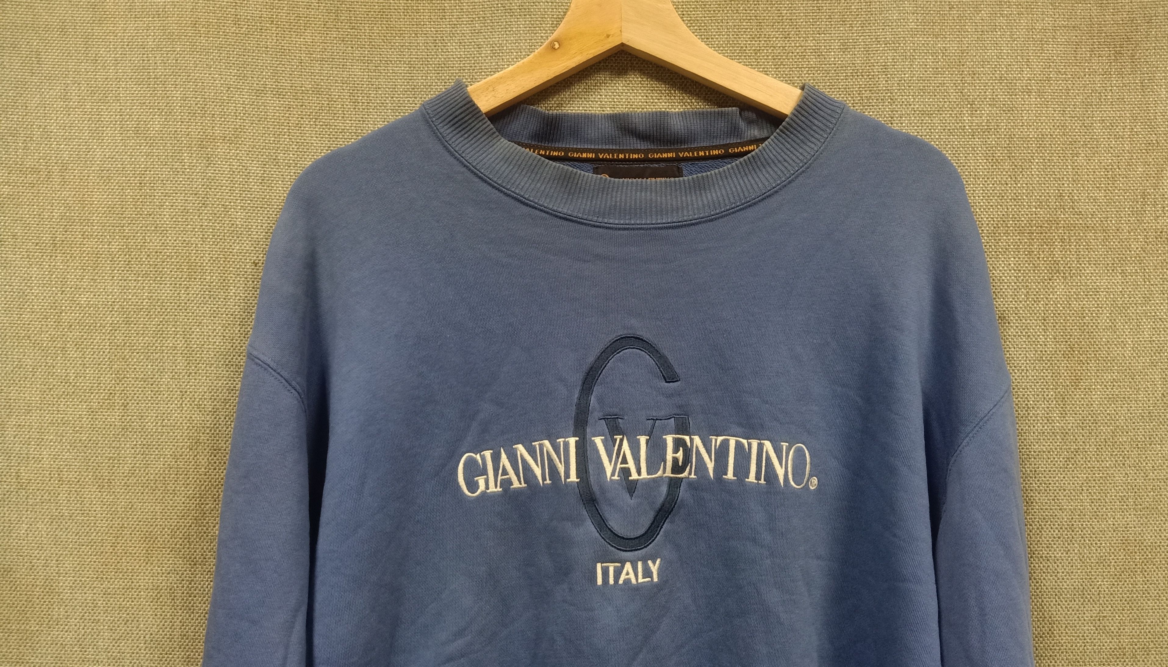 Gianni Valentino sweatshirt gianni valentino big logo embroidery Size US L / EU 52-54 / 3 - 3 Thumbnail