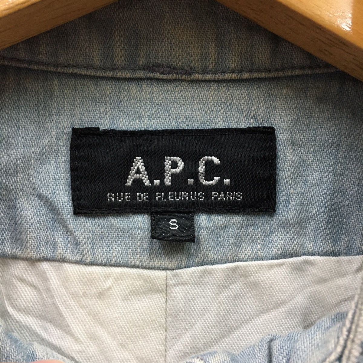 A.P.C. A.P.C Nice Design Denime Style Jacket Size XS / US 0-2 / IT 36-38 - 11 Thumbnail
