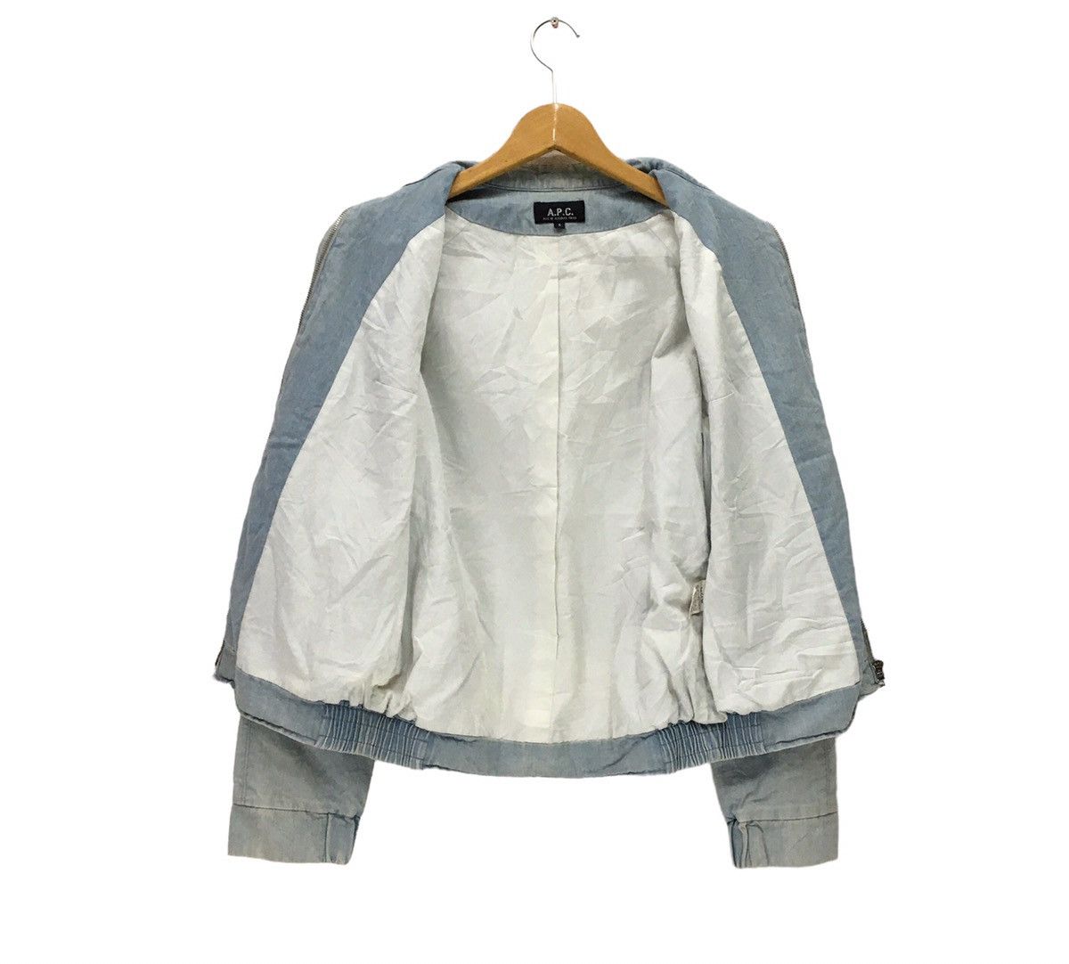 A.P.C. A.P.C Nice Design Denime Style Jacket Size XS / US 0-2 / IT 36-38 - 3 Thumbnail