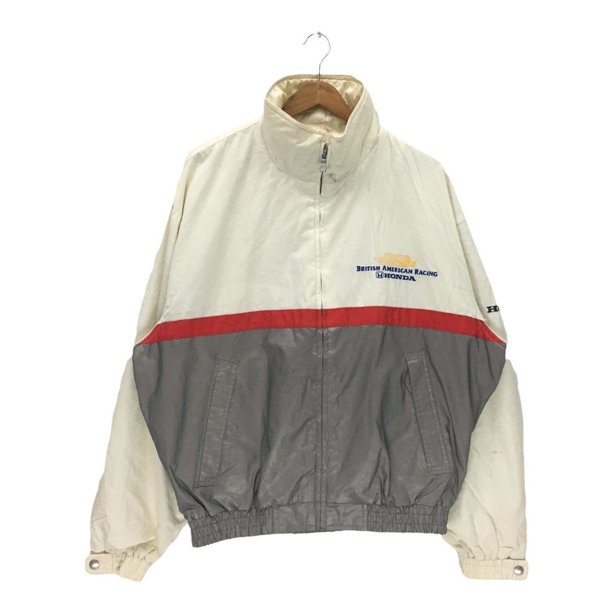 Honda Vintage Honda British American Racing Arc Bomber Jacket Size US L / EU 52-54 / 3 - 2 Thumbnail