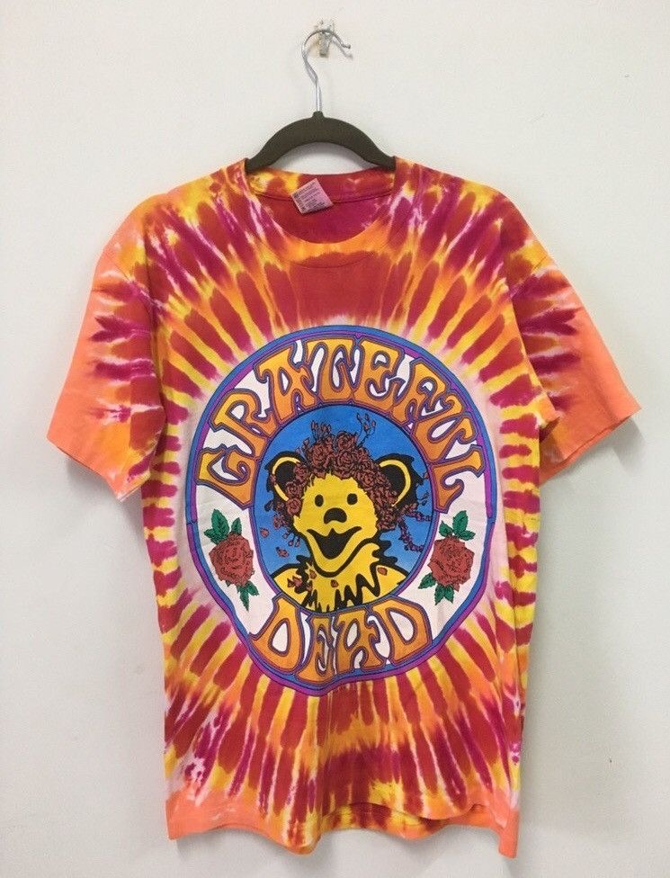 Grateful Dead Vintage 90's Grateful Dead 'Have A Dead Day' Tie Dye