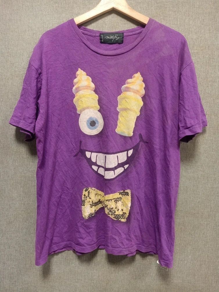 Beauty Beast MILKBOY cyber punk distressed tee Size US L / EU 52-54 / 3 - 1 Thumbnail