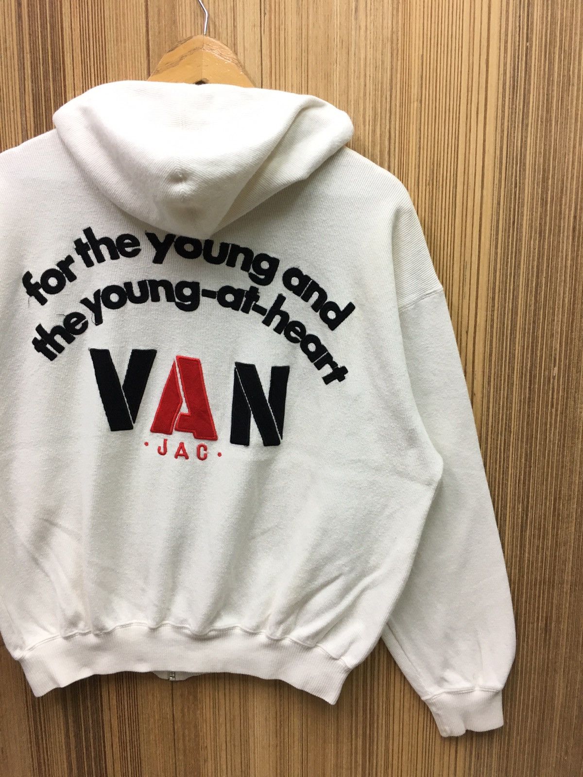 Japanese Brand × Van Vintage Van Jac Big Logo Zipper Hoddie Size US S / EU 44-46 / 1 - 7 Thumbnail