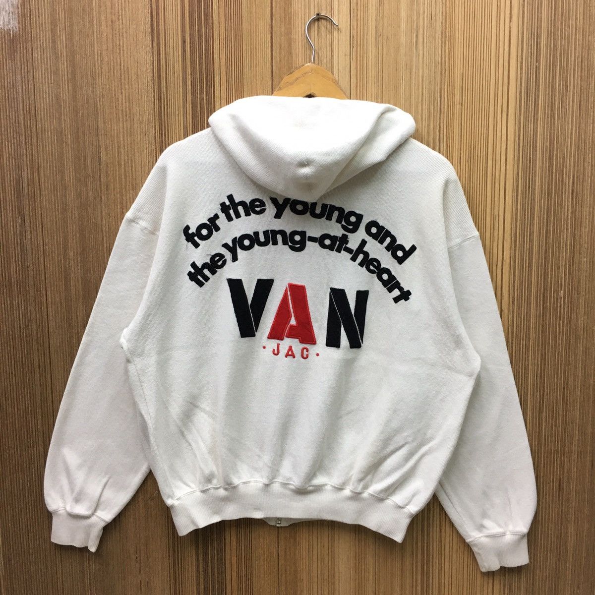 Japanese Brand × Van Vintage Van Jac Big Logo Zipper Hoddie Size US S / EU 44-46 / 1 - 1 Thumbnail