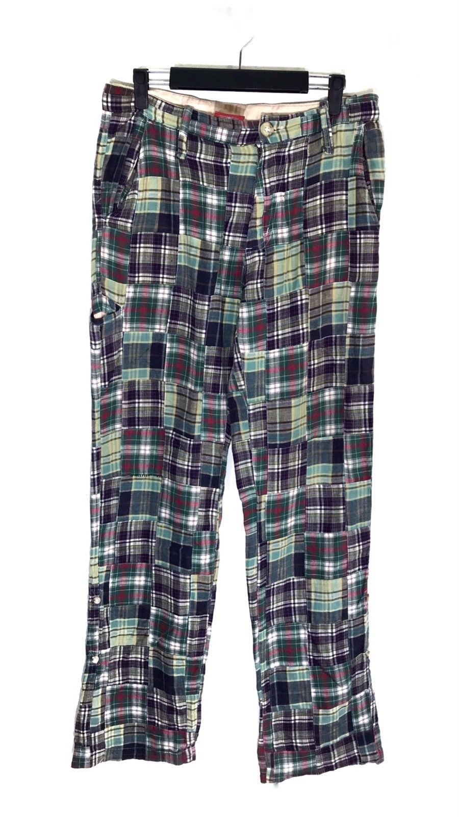 Halation Patchwork Checkered Tartan Light Pant