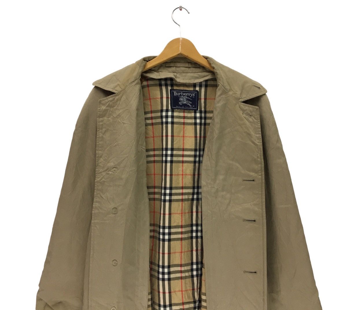 Burberry × Designer Vintage Burberry’s Nice Design Trench Coat Size US L / EU 52-54 / 3 - 4 Thumbnail