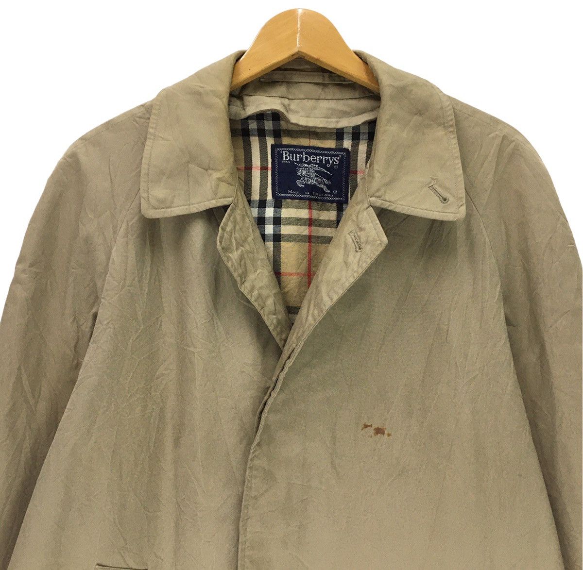Burberry × Designer Vintage Burberry’s Nice Design Trench Coat Size US L / EU 52-54 / 3 - 7 Thumbnail