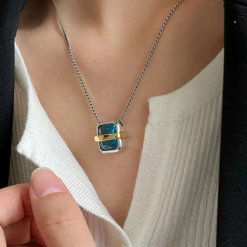 Jewelry Zircon Chain Necklace Size ONE SIZE - 1 Thumbnail