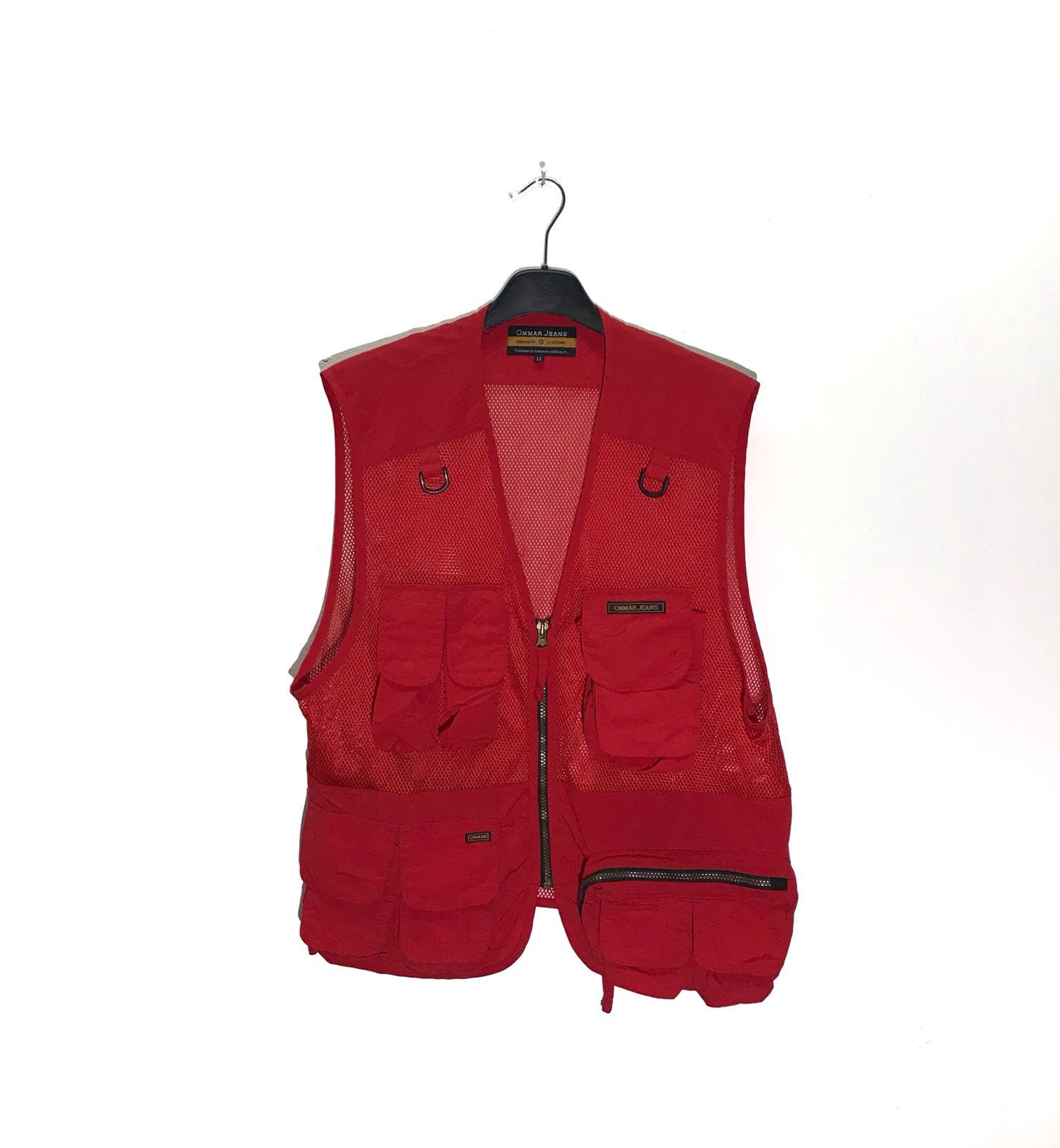 Japanese Brand Ommar Jeans tactical parahute Vest Jacket fishing vest Size US S / EU 44-46 / 1 - 2 Thumbnail