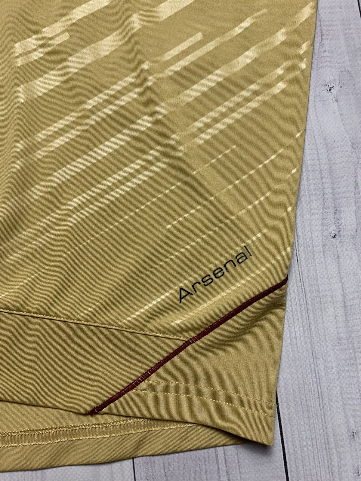 Nike × Vintage Vintage Nike Arsenal soccer jersey gold rare total 90 XL Size US XL / EU 56 / 4 - 6 Thumbnail