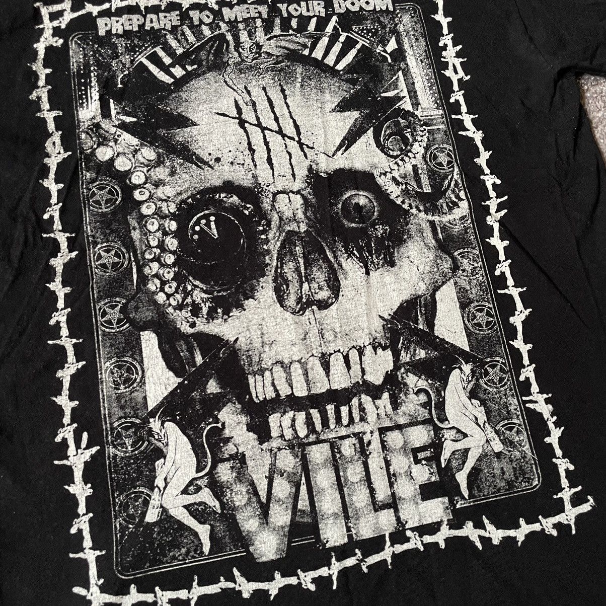 Vintage Vintage Y2K Skeleton Graphic Tee Horror Punk Streetwear M Size US M / EU 48-50 / 2 - 6 Thumbnail