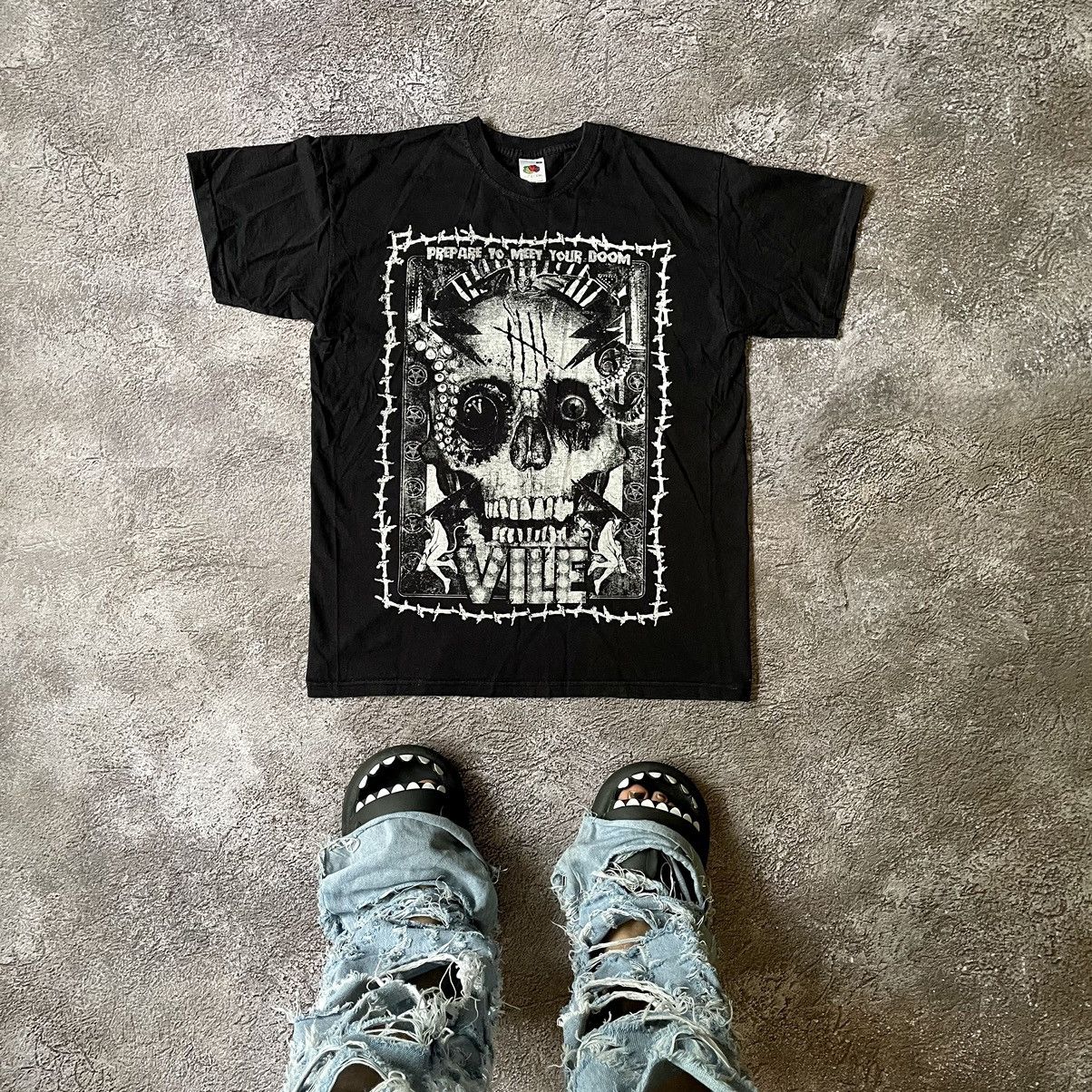 Vintage Vintage Y2K Skeleton Graphic Tee Horror Punk Streetwear M Size US M / EU 48-50 / 2 - 1 Thumbnail