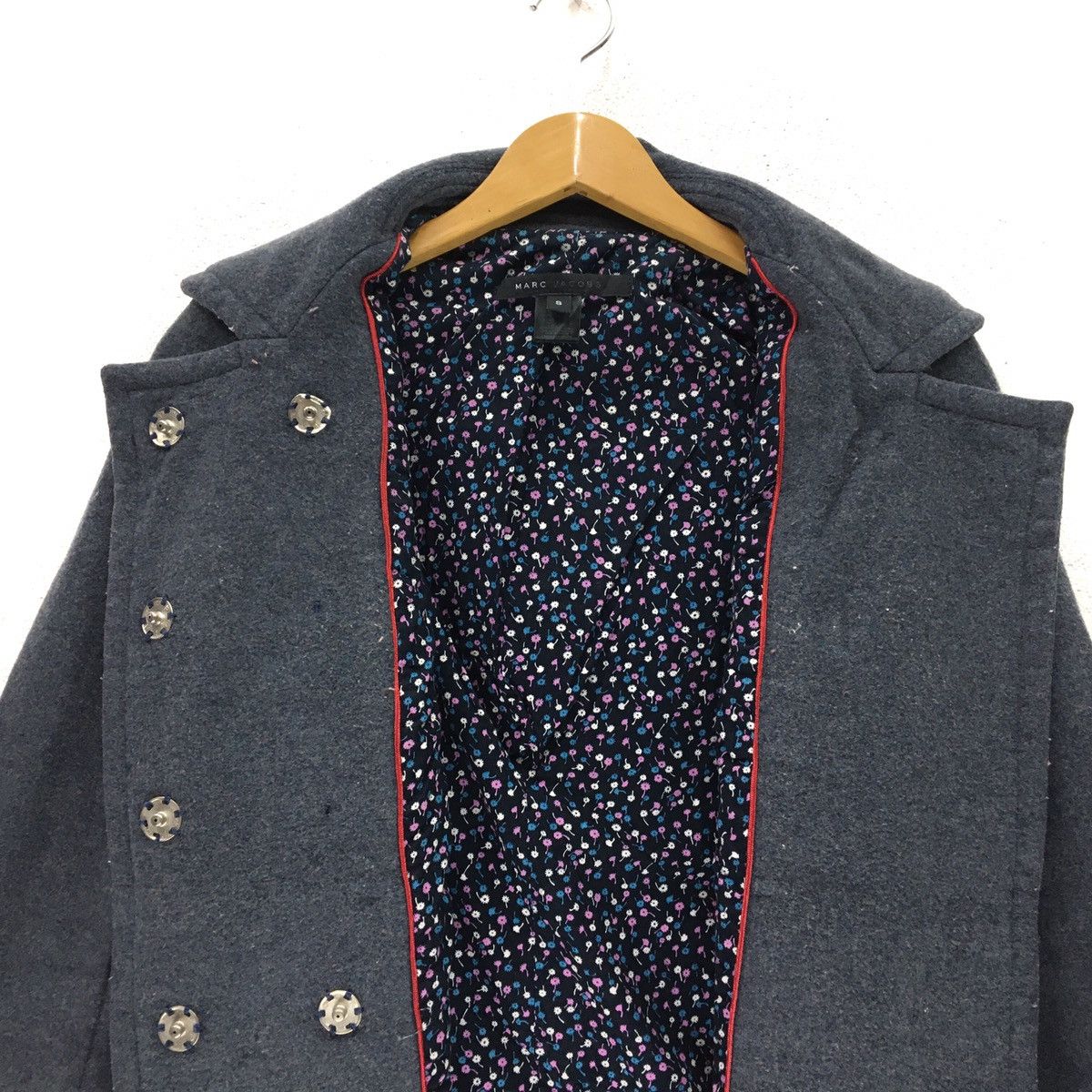 Designer × Marc Jacobs MARC JACOBS Dufflecoat Jacket Size S / US 4 / IT 40 - 6 Thumbnail