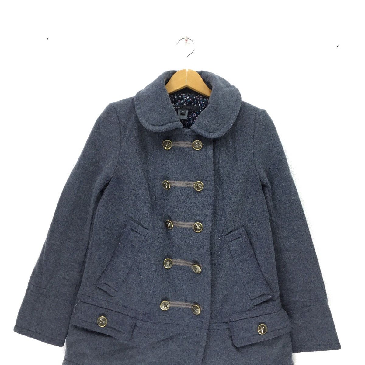 Designer × Marc Jacobs MARC JACOBS Dufflecoat Jacket Size S / US 4 / IT 40 - 4 Thumbnail