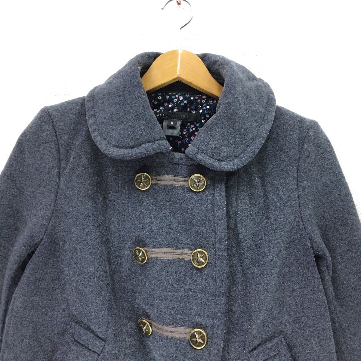 Designer × Marc Jacobs MARC JACOBS Dufflecoat Jacket Size S / US 4 / IT 40 - 5 Thumbnail