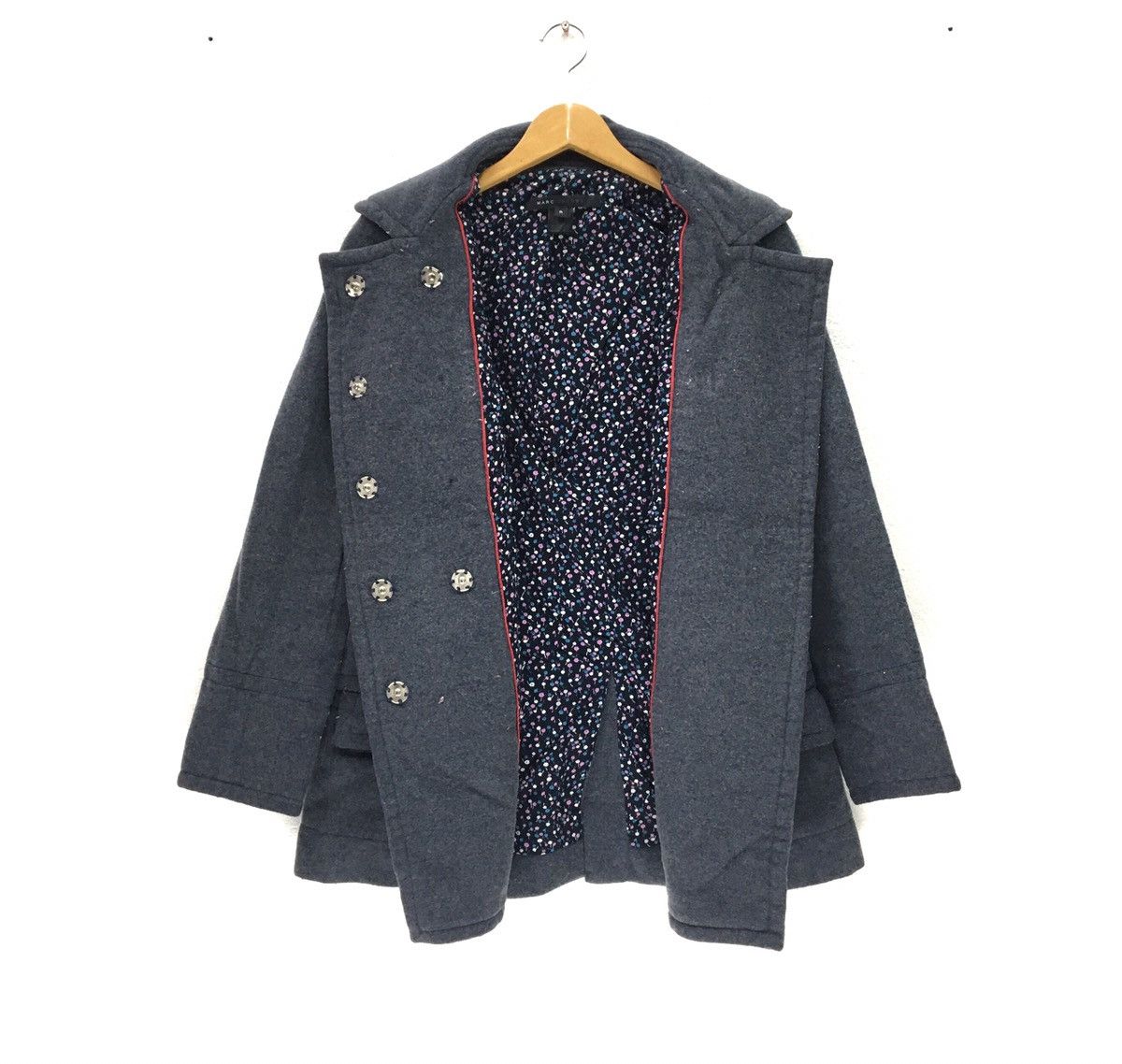 Designer × Marc Jacobs MARC JACOBS Dufflecoat Jacket Size S / US 4 / IT 40 - 3 Thumbnail