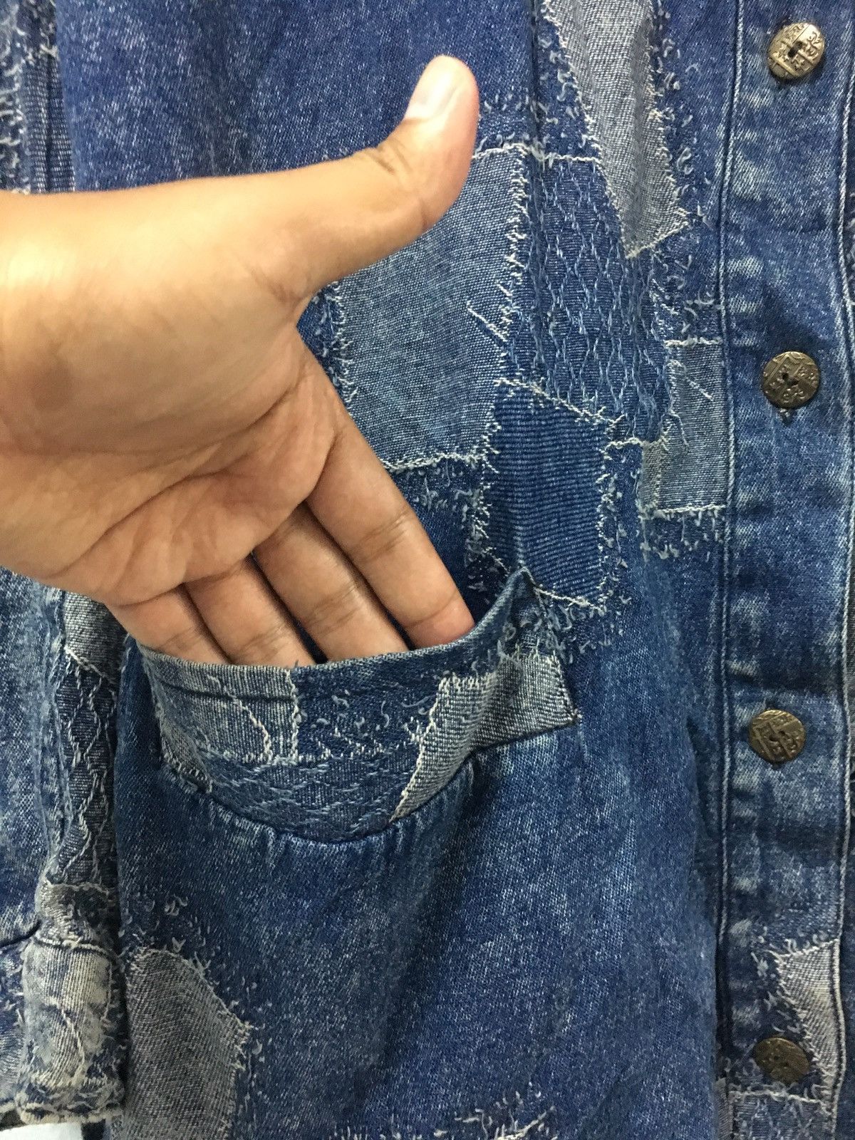 Designer × Japanese Brand × Vintage 🔥URGENT SALE🔥Vintage Patchwork buttom like kapital style Size US XL / EU 56 / 4 - 6 Thumbnail