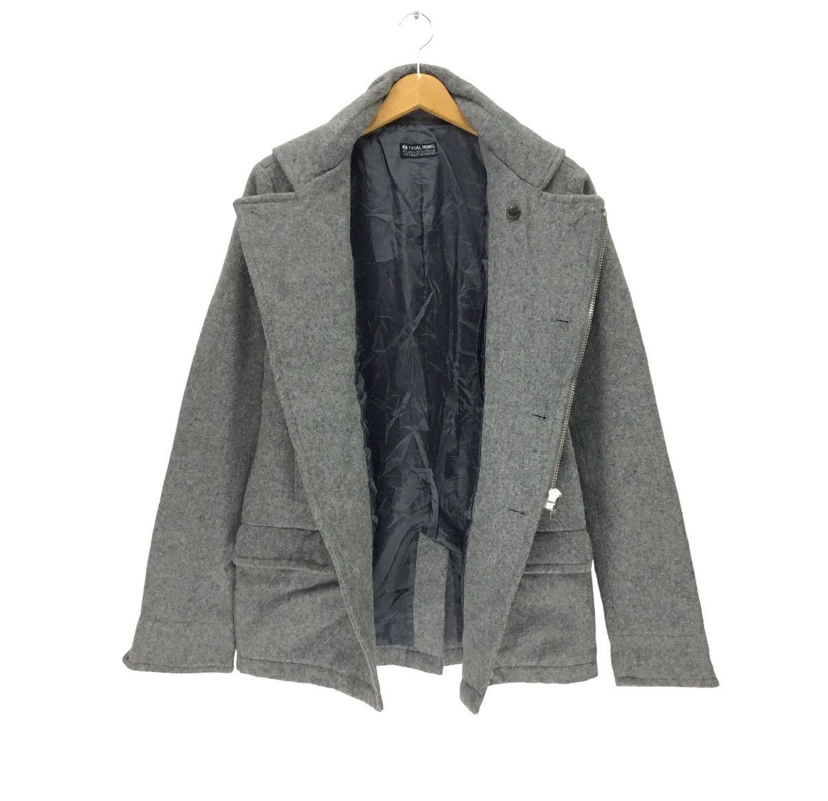 Final Home × Issey Miyake × Japanese Brand FINAL HOME By ISSEY MIYAKE Wool Jacket Size US S / EU 44-46 / 1 - 2 Thumbnail