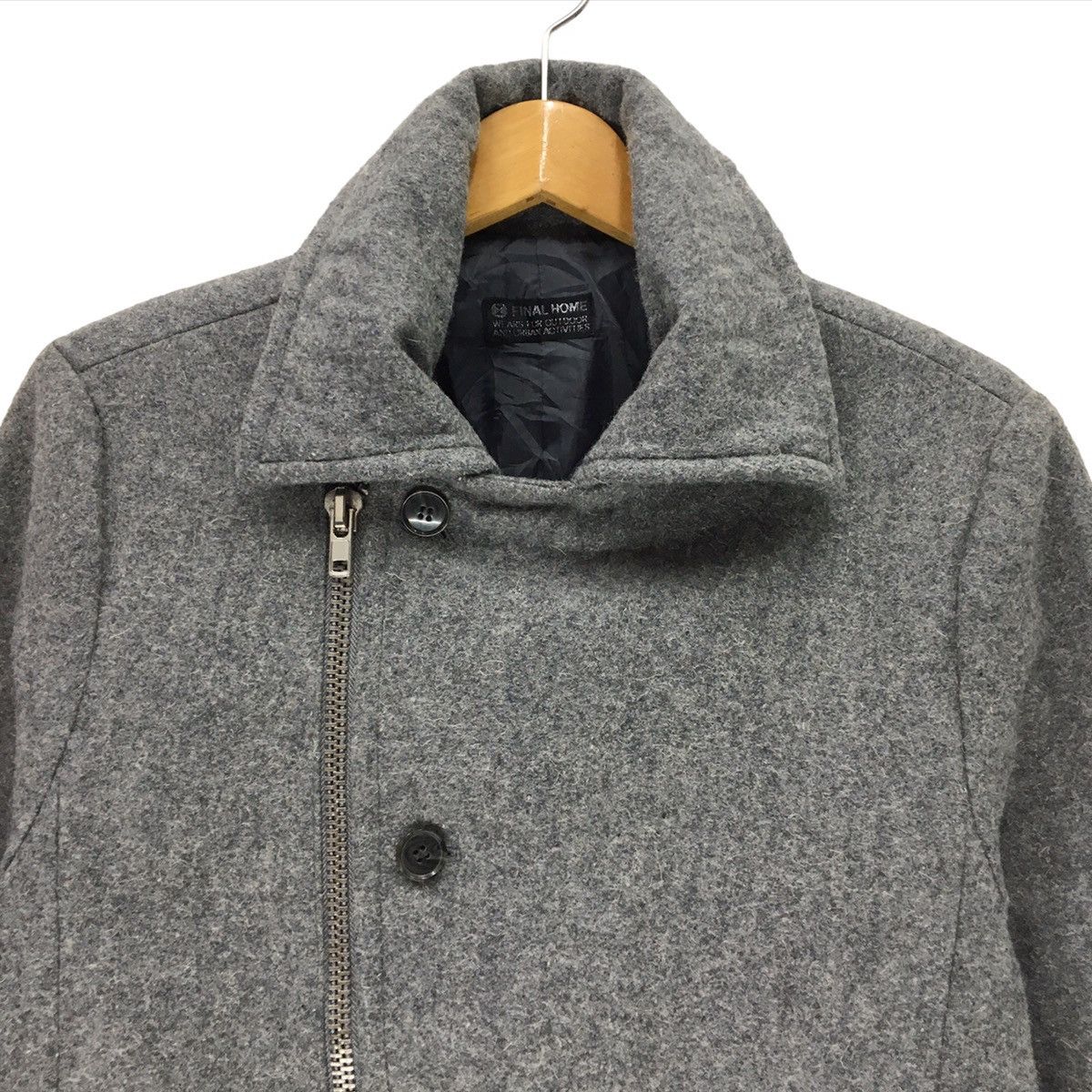 Final Home × Issey Miyake × Japanese Brand FINAL HOME By ISSEY MIYAKE Wool Jacket Size US S / EU 44-46 / 1 - 4 Thumbnail