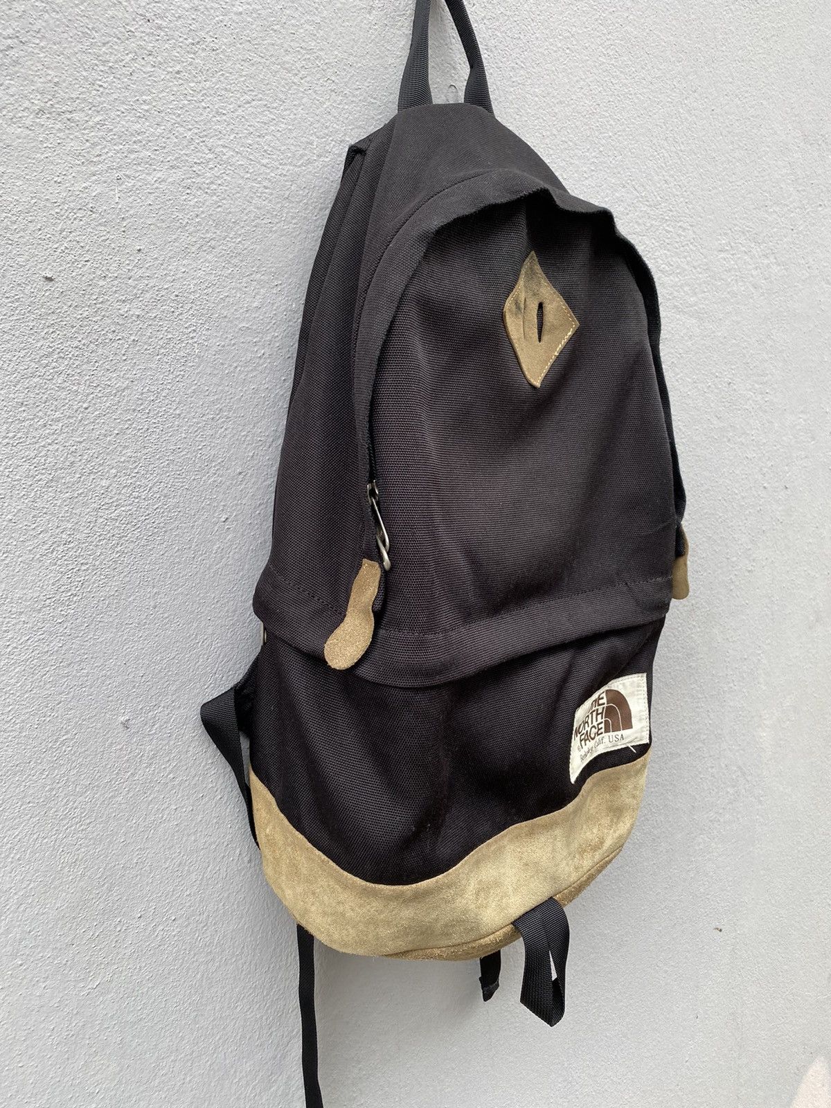 The North Face × Vintage 💥RARE💥Vintage THE NORTH FACE “White Label” Daypack Leather Size ONE SIZE - 3 Thumbnail
