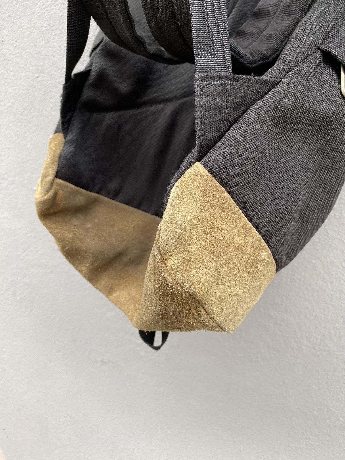 The North Face × Vintage 💥RARE💥Vintage THE NORTH FACE “White Label” Daypack Leather Size ONE SIZE - 18 Thumbnail