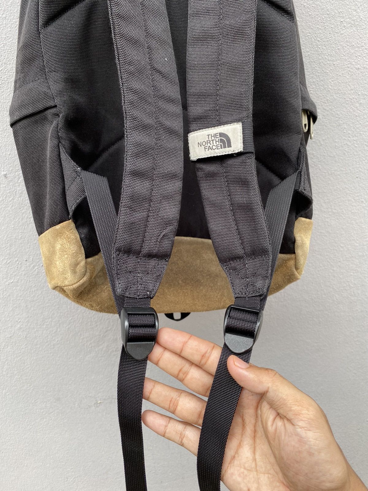 The North Face × Vintage 💥RARE💥Vintage THE NORTH FACE “White Label” Daypack Leather Size ONE SIZE - 17 Thumbnail