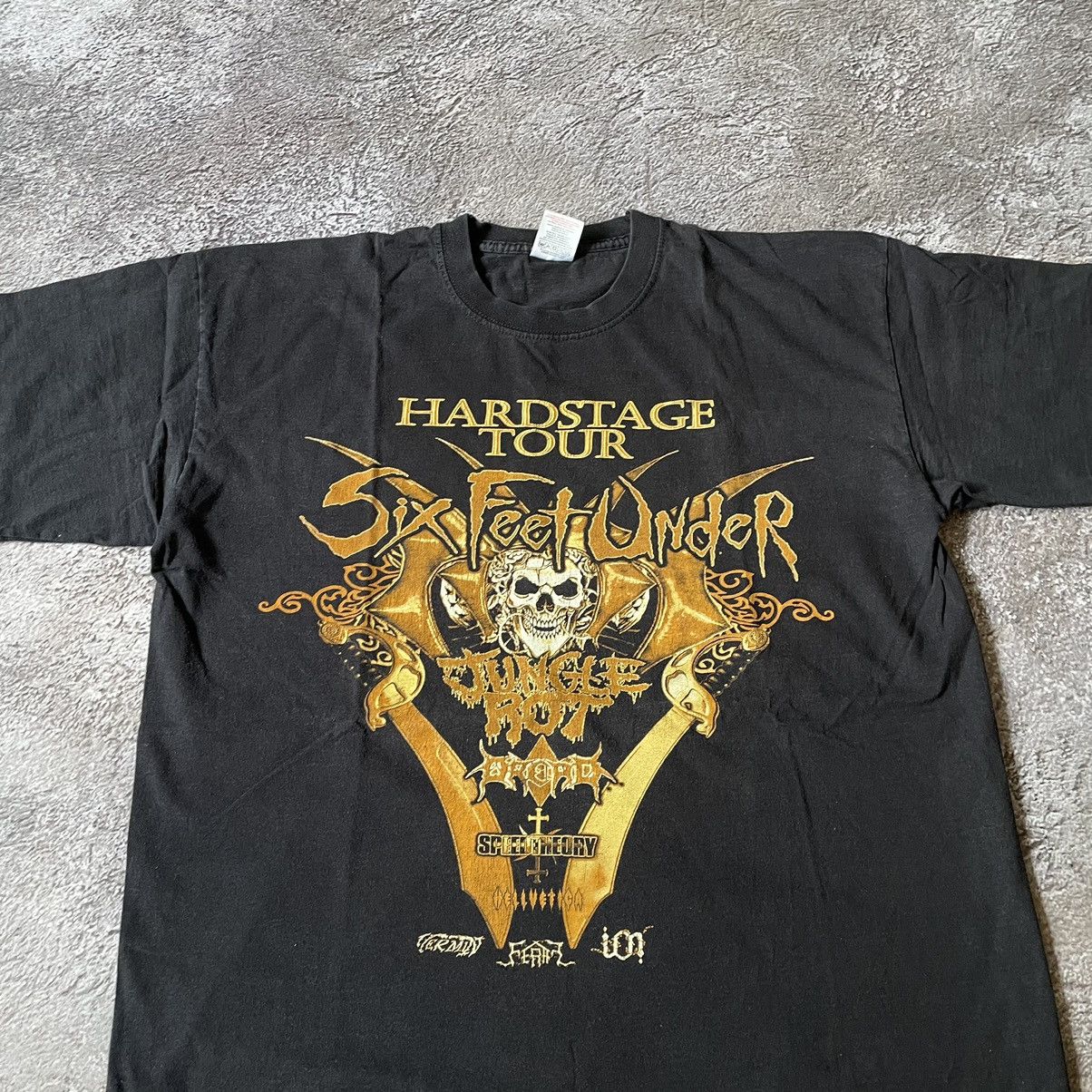Band Tees Vintage Y2K BONES ABSTRACT CREEPY VAMP ANGRY M Size US M / EU 48-50 / 2 - 5 Thumbnail