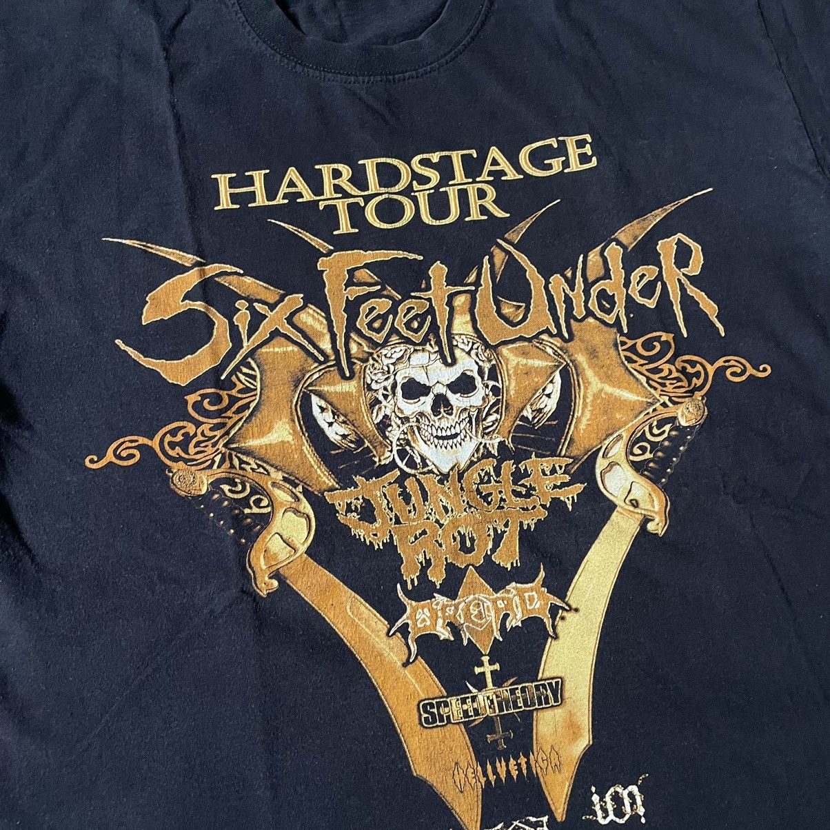 Band Tees Vintage Y2K BONES ABSTRACT CREEPY VAMP ANGRY M Size US M / EU 48-50 / 2 - 6 Thumbnail