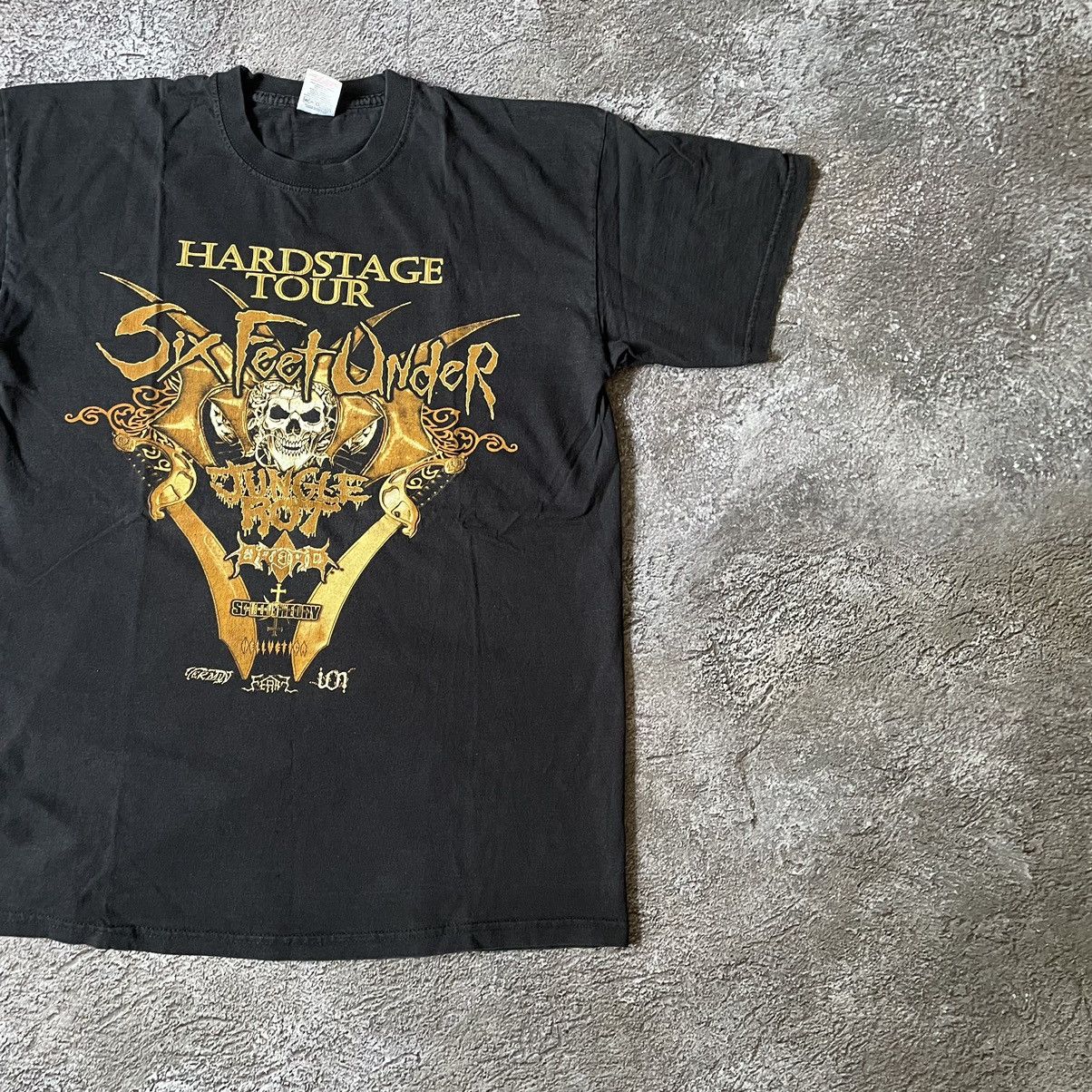 Band Tees Vintage Y2K BONES ABSTRACT CREEPY VAMP ANGRY M Size US M / EU 48-50 / 2 - 2 Thumbnail