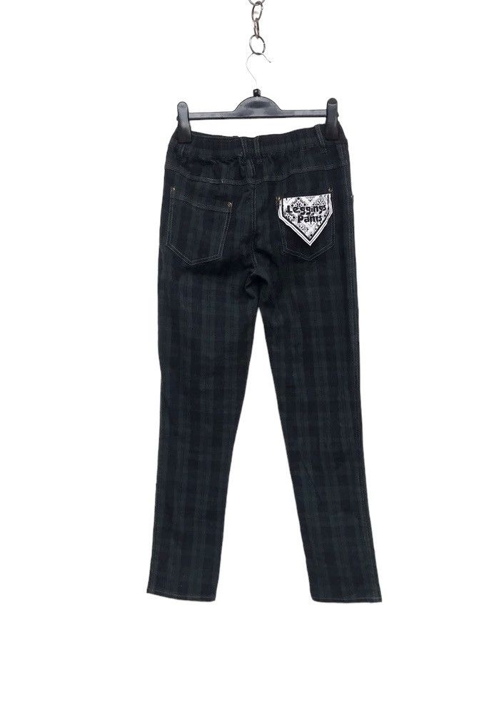 Japanese Brand 🔥Blue Brand Leggings Check Pants Size US 26 / EU 42 - 3 Thumbnail