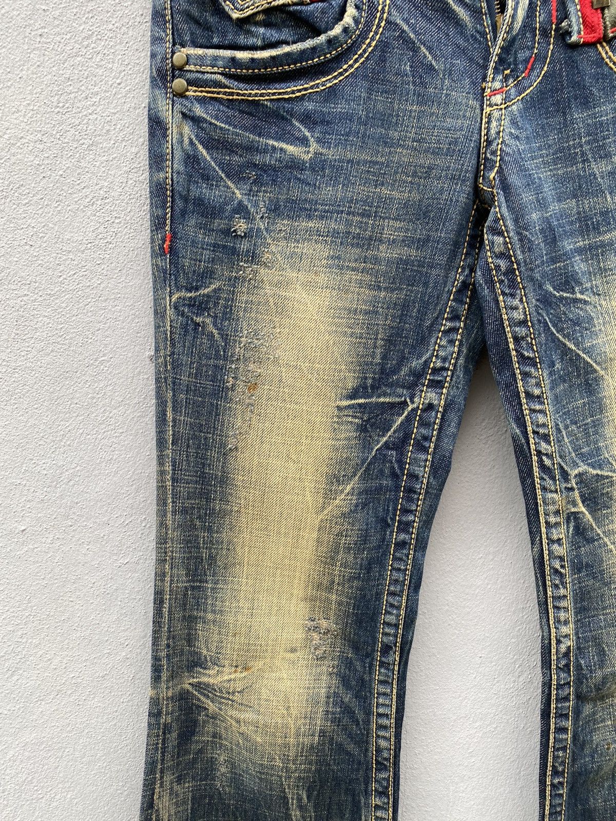 Beauty Beast 💥RARE💥LOLITA Jeans Exotic Garment Mudwash Flare Denim Size US 28 / EU 44 - 7 Thumbnail
