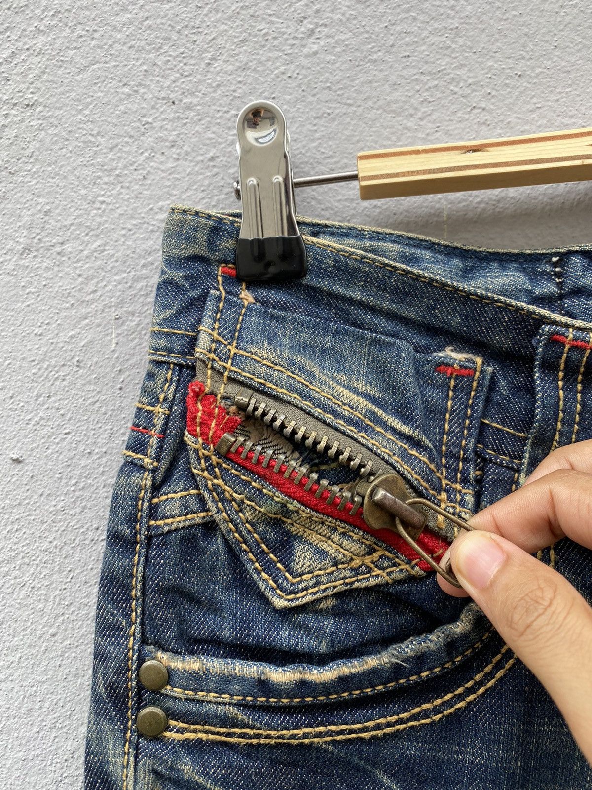 Beauty Beast 💥RARE💥LOLITA Jeans Exotic Garment Mudwash Flare Denim Size US 28 / EU 44 - 12 Thumbnail