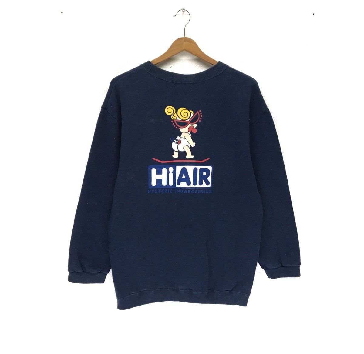 HYSTERIC GLAMOUR Snowboard Crewneck Sweatshirt