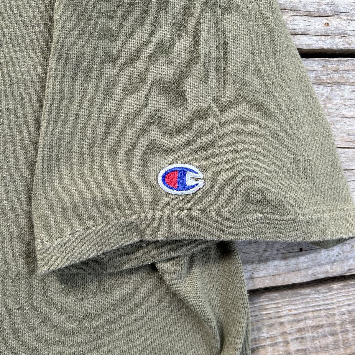 Champion × Vintage Vintage 90s Champion Embroidered Logo Double Collar T Shirt Size US XL / EU 56 / 4 - 5 Thumbnail