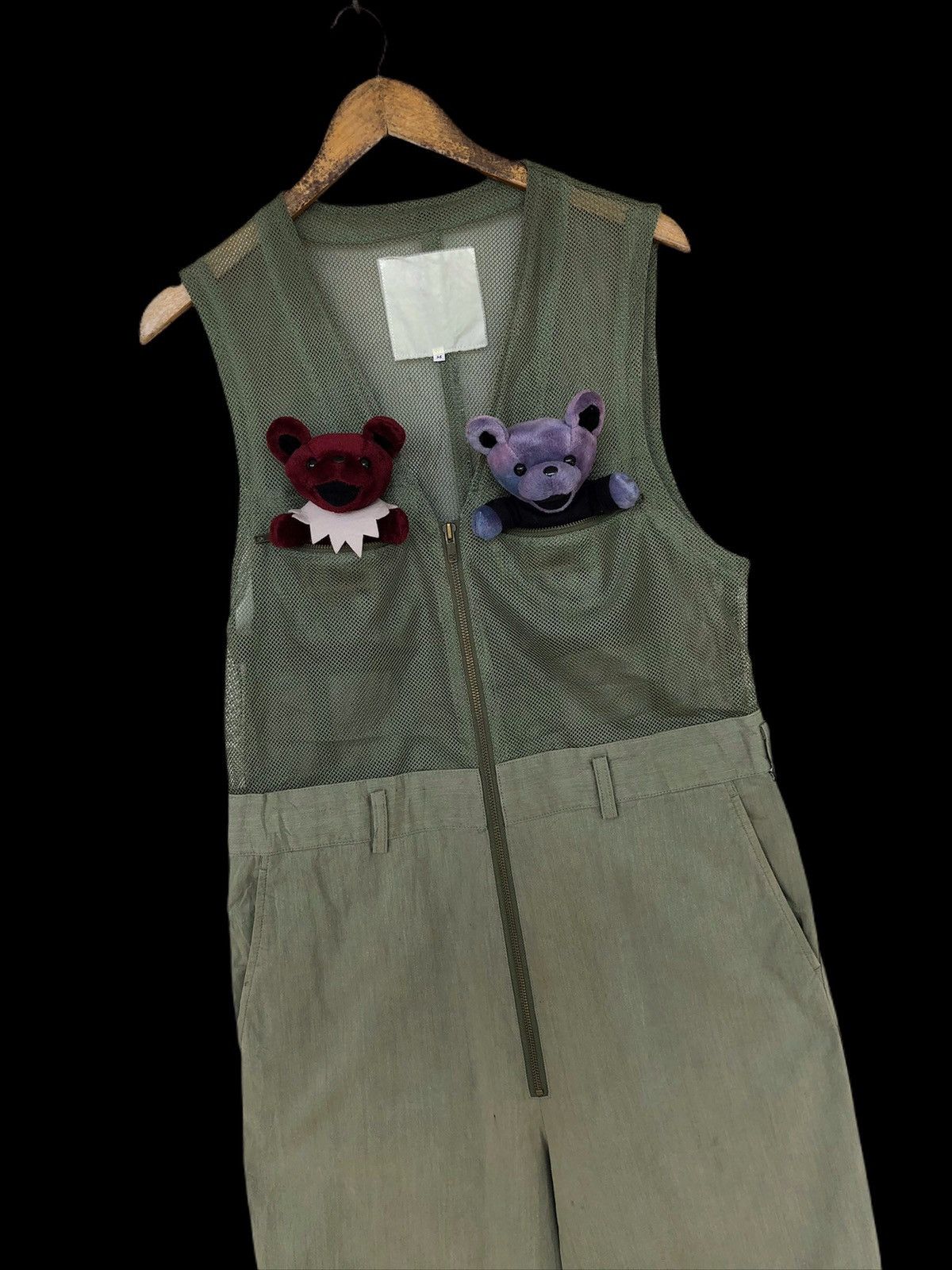 Comme des Garcons Homme GRAIL🔥FW96 Junya Watanabe Mesh Coverall Jumpsuit Size US 34 / EU 50 - 2 Thumbnail