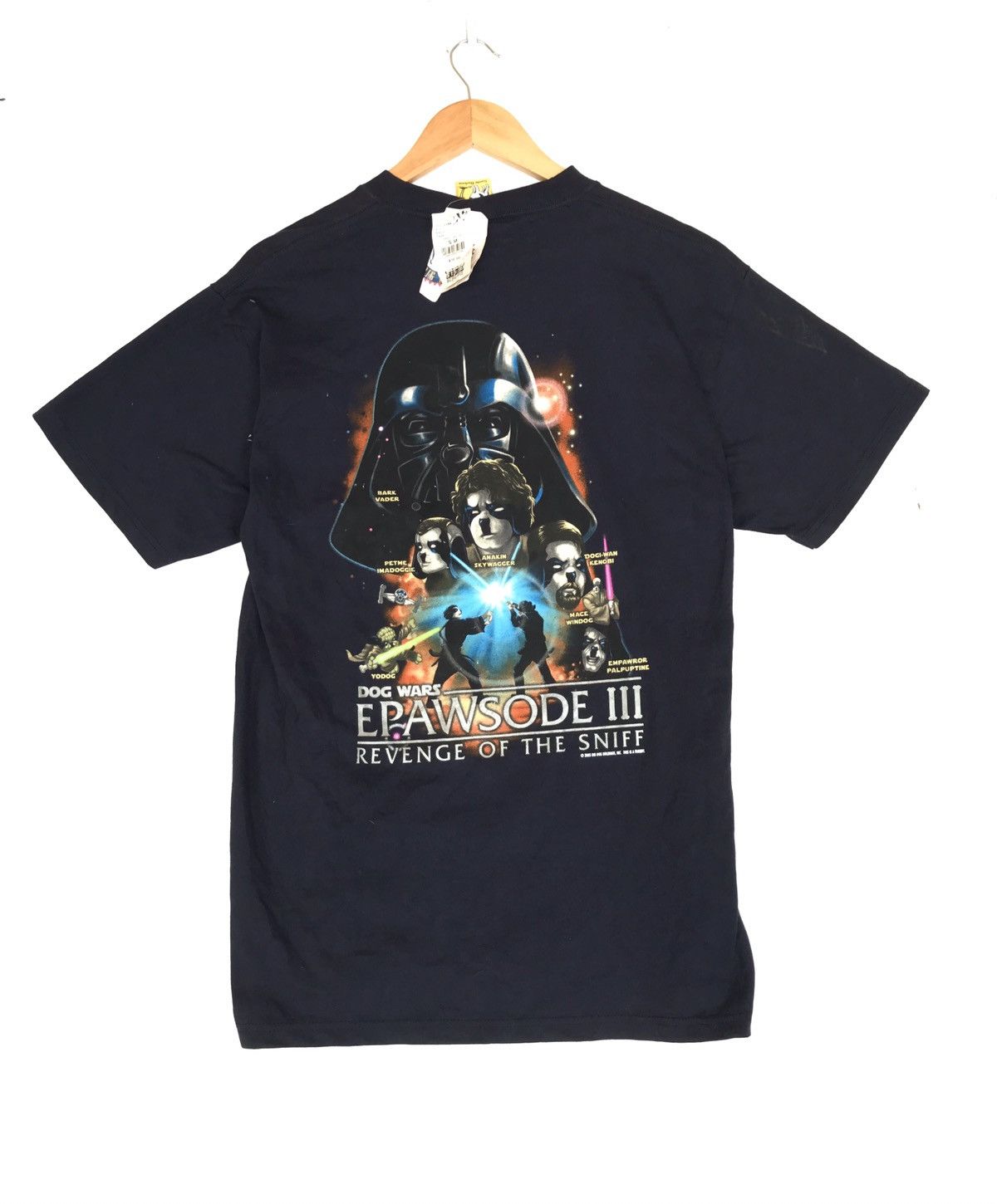 Star Wars × Vintage Deadstock item with tag! Vintage Star Wars Parody T shirt Size US M / EU 48-50 / 2 - 1 Thumbnail