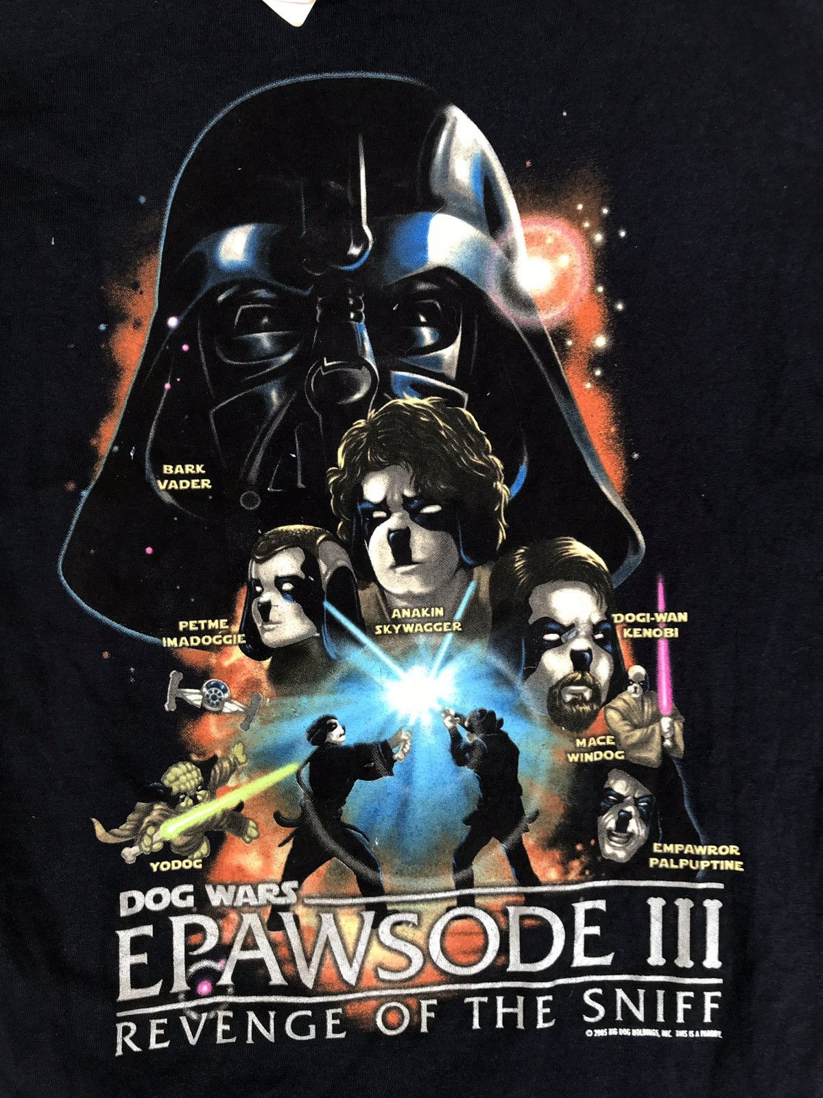 Star Wars × Vintage Deadstock item with tag! Vintage Star Wars Parody T shirt Size US M / EU 48-50 / 2 - 4 Thumbnail