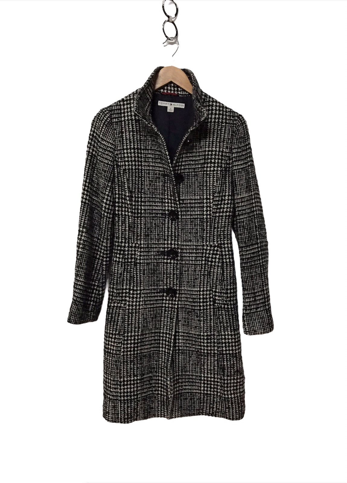 Tommy Hilfiger 🔥Tommy Hilfiger Wool Long Jacket Size XS / US 0-2 / IT 36-38 - 3 Thumbnail