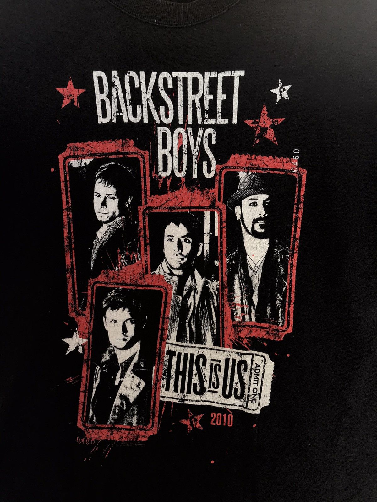 Band Tees Backstreet boys 2010 tour t shirt size medium Size US M / EU 48-50 / 2 - 6 Thumbnail